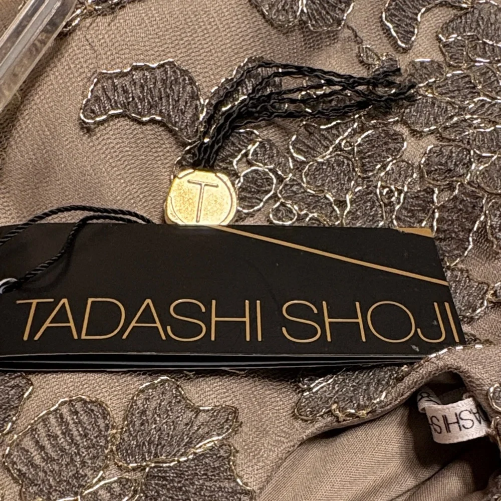 Tadashi Shoji Brown Lace Mini Dress - Picture 5 of 11